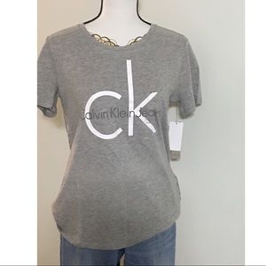 NWT Gray Calvin Klein Tee